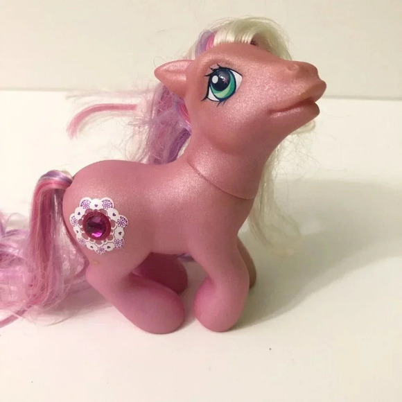 My Little Pony Butterfly Island Shimmer Shell Belle Crystal Lace Pink  Gem TLC - Picture 14 of 15